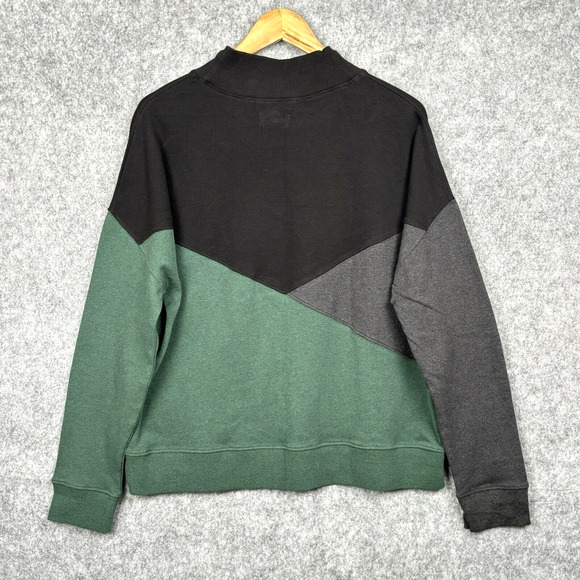 Pact Womens Airplane Colorblock Pullover XL 100% Organic Cotton Layering Sporty - Picture 4 of 7